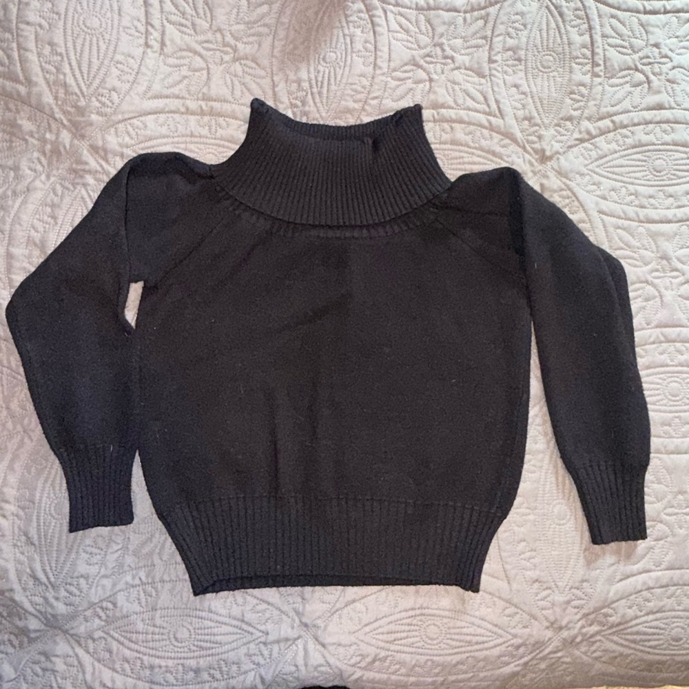 Black Turtleneck Sweater